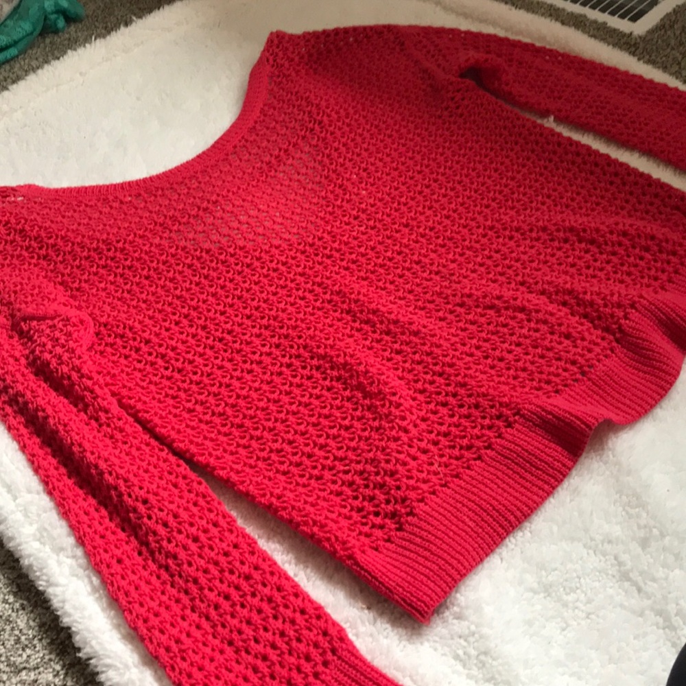 Victoria secret pink V back sweater